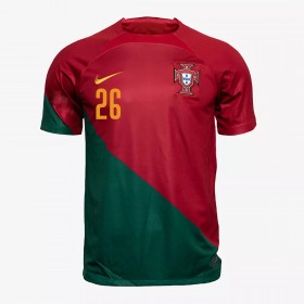 Fotbalové dres Portugalsko G. RAMOS 26 Domácí Mistrovství Světa 2022 Krátký Rukáv